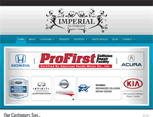 Tablet Screenshot of imperialab.com